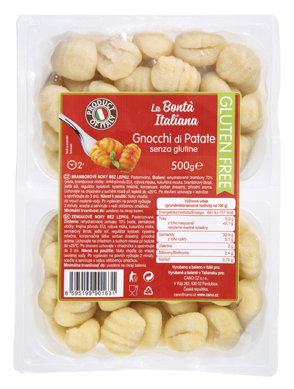 LA BONTI ITALIANA Gnocchi di Patata Bramborové noky bezlepkové 500 g